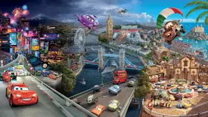 Задник до фильму"Тачки 2" #586097