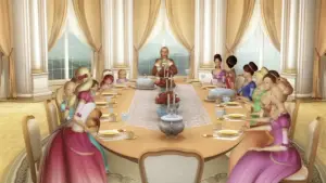 Задник до фильму"Barbie in the 12 Dancing Princesses" #862642