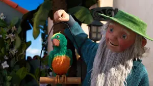 Задник до фильму"Троє розбійників і лев" #197418