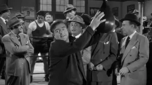 Задник до фильму"Ебботт і Костелло зустрічають Людину-невидимку" #423600