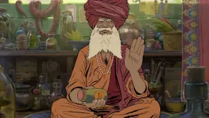 Задник до фильму"Gorillaz Present: The Mountain, The Moon Cave and The Sad God" #812375