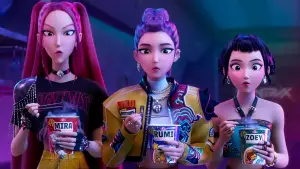 Задник до фильму"Кейпоп-мисливиці на демонів" #764972