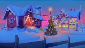 Задник до фильму"Різдво на Веселій фермі" #198934