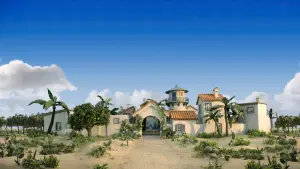 Задник до фильму"Троє розбійників і лев" #197391