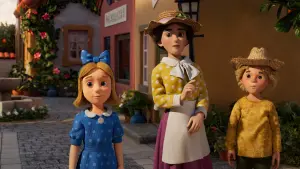 Задник до фильму"Троє розбійників і лев" #197419