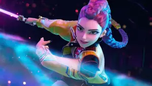 Задник до фильму"Кейпоп-мисливиці на демонів" #764989