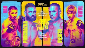 Задник до фильму"UFC 327: Procházka vs. Ulberg" #776345