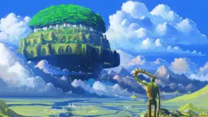 Задник до фильму"Небесний замок Лапута" #315566