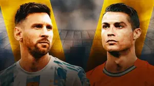 Задник до фильму"Rivals: Messi v Ronaldo" #930514
