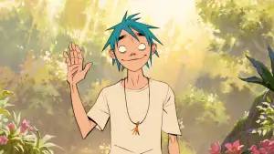 Задник до фильму"Gorillaz Present: The Mountain, The Moon Cave and The Sad God" #812377