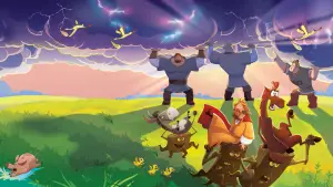 Задник до фильму"Три богатыря и свет клином" #619361