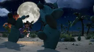 Задник до фильму"Троє розбійників і лев" #197434