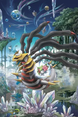 Постер до фильму"劇場版ポケットモンスター ダイヤモンド&パール ギラティナと氷空（そら）の花束 シェイミ" #936091