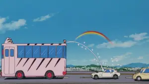 Задник до фильму"クレヨンしんちゃん 嵐を呼ぶ モーレツ！オトナ帝国の逆襲" #859216