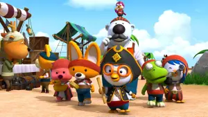 Задник до фильму"Пінгвінчик Пороро: Пірати острова скарбів" #756777