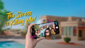 Задник до фильму"The Stress Is Killing Me" #781801