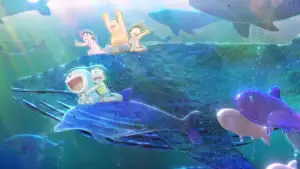 Задник до фильму"映画ドラえもん 新・のび太の海底鬼岩城" #801335