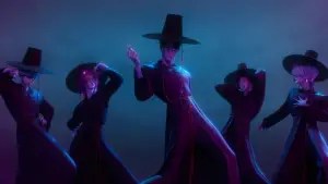 Задник до фильму"Кейпоп-мисливиці на демонів" #510656