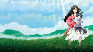 Задник до фильму"Вовченята Аме та Юкі" #749924