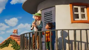 Задник до фильму"Троє розбійників і лев" #197399