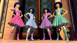 Задник до фильму"Barbie and the Three Musketeers" #887639