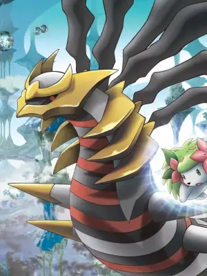 Постер до фильму"劇場版ポケットモンスター ダイヤモンド&パール ギラティナと氷空（そら）の花束 シェイミ" #936087