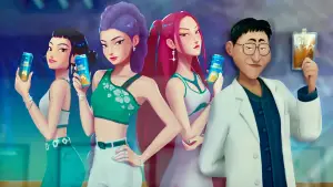 Задник до фильму"Кейпоп-мисливиці на демонів" #764976