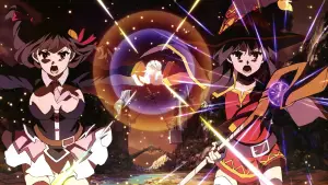 Задник до фильму"Цей прекрасний світ, благословенний Богом! Багряна легенда" #750364