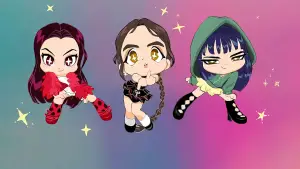 Задник до фильму"Кейпоп-мисливиці на демонів" #510902