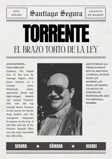 Постер до фильму"Torrente, el brazo tonto de la ley" #467014