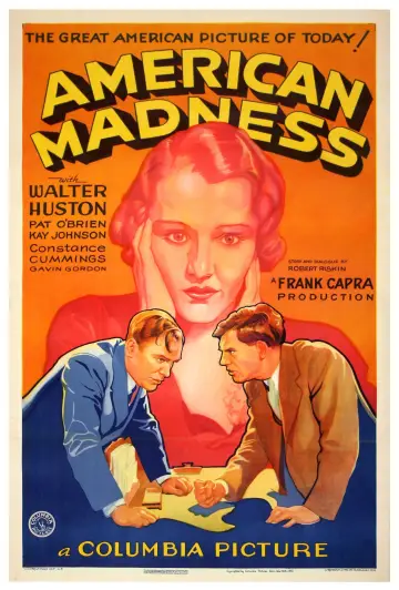 Постер до фильму"American Madness" #1110520