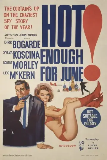 Постер до фильму"Hot Enough for June" #1140234