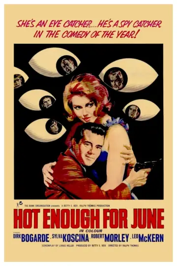 Постер до фильму"Hot Enough for June" #573300