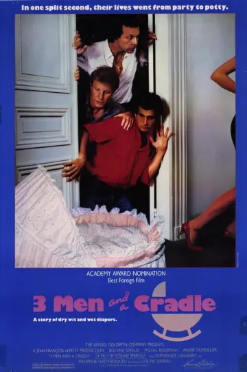 Постер до фильму"3 Hommes et un couffin" #1091156