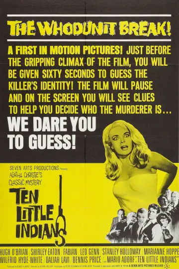 Постер до фильму"Ten Little Indians" #1055235