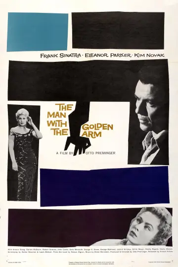 Постер до фильму"The Man with the Golden Arm" #1108300