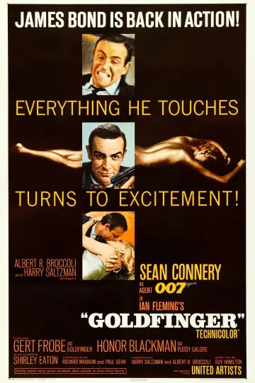 Постер до фильму"007: Голдфінгер" #621058