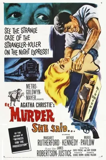 Постер до фильму"Murder She Said" #360966