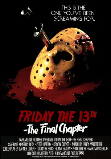 Постер до фильму"П’ятниця 13-те: Остання глава" #91888