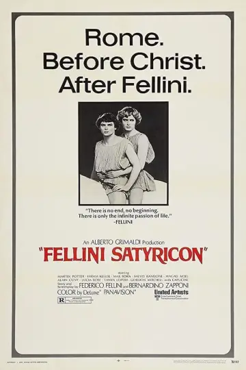 Постер до фильму"Сатирикон Фелліні" #147984