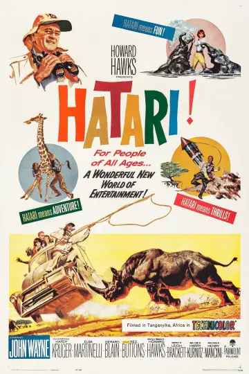 Постер до фільму "Hatari!" #364304