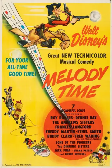 Постер до фильму"Melody Time" #1013209