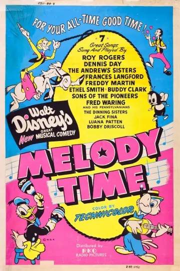Постер до фильму"Melody Time" #127699