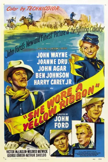 Постер до фильму"She Wore a Yellow Ribbon" #150267