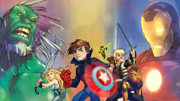 Задник до фильму"Next Avengers: Heroes of Tomorrow" #1032836