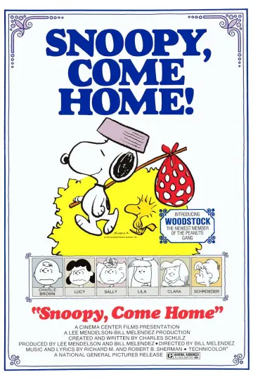 Постер до фильму"Snoopy, Come Home" #1058381