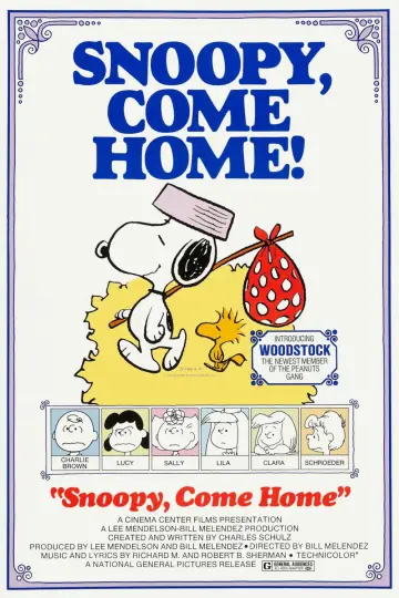 Постер до фильму"Snoopy, Come Home" #1058385