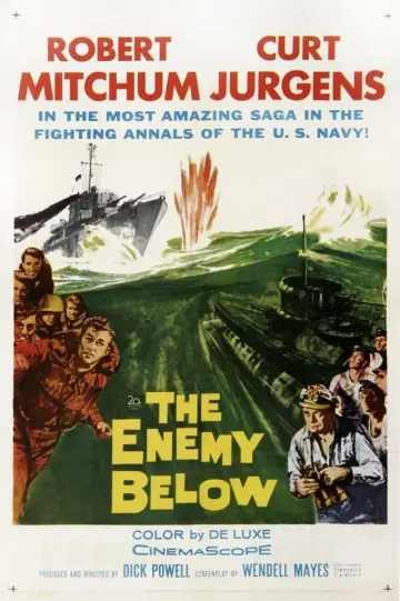 Постер до фильму"The Enemy Below" #1047473