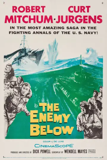 Постер до фильму"The Enemy Below" #1047476
