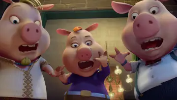 Задник до фильму"Unstable Fables: 3 Pigs and a Baby" #1090349